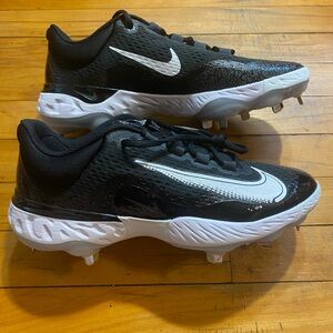 Nike Alpha Huarache Elite 4 Baseball Cleats DJ6521-001 Black/White